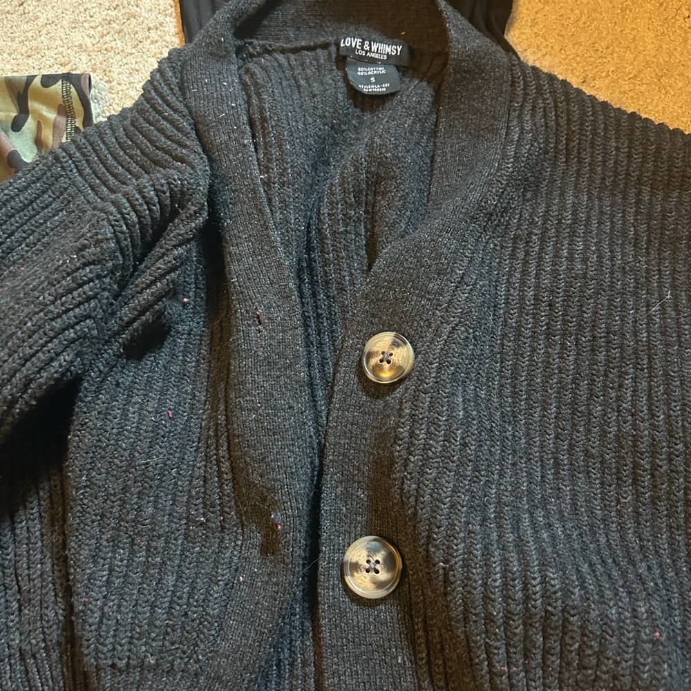 Black Men's Sweater